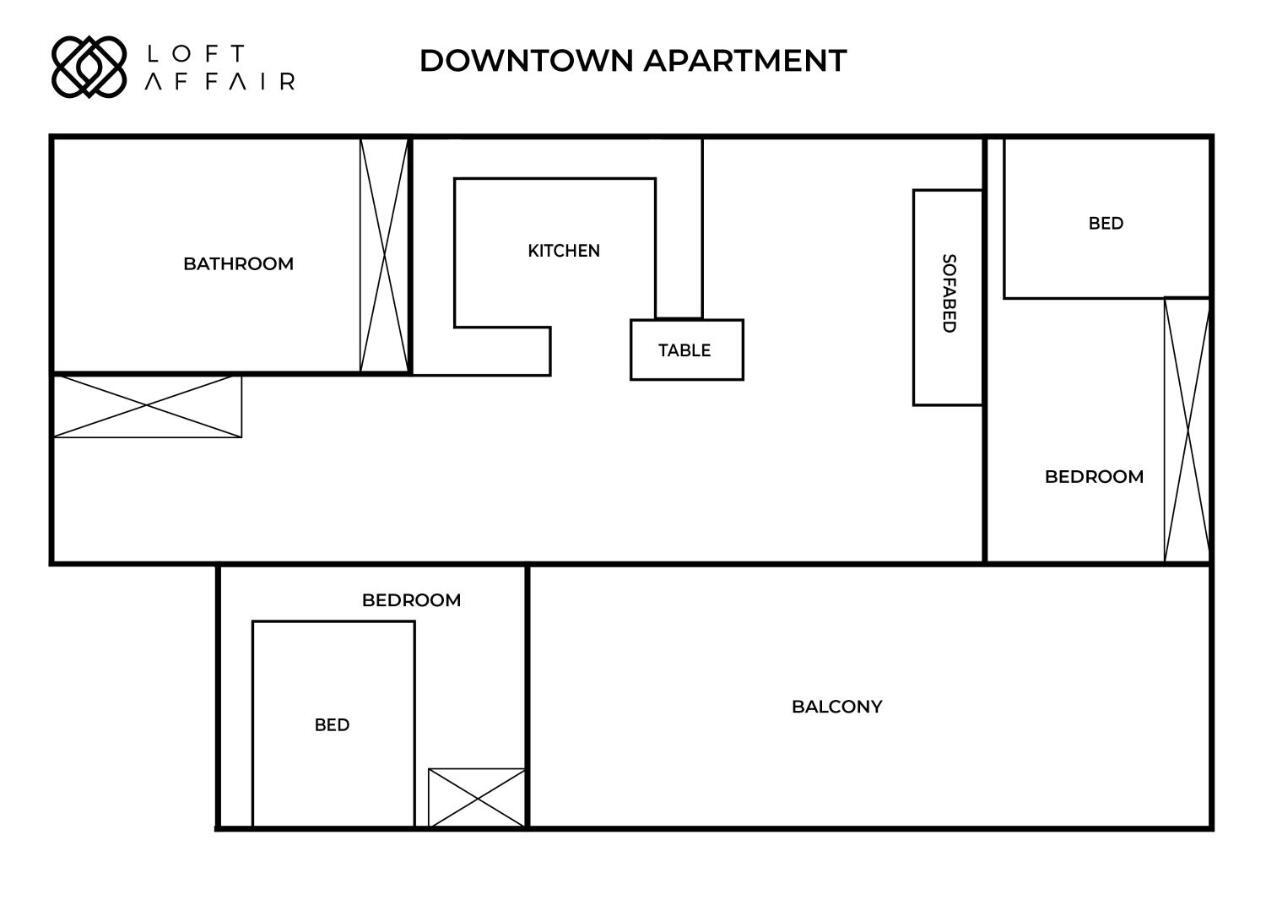 Downtown Apartment - Loftaffair Cracovia Exterior foto